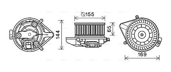 AVA QUALITY COOLING vidaus pūtiklis AI8371